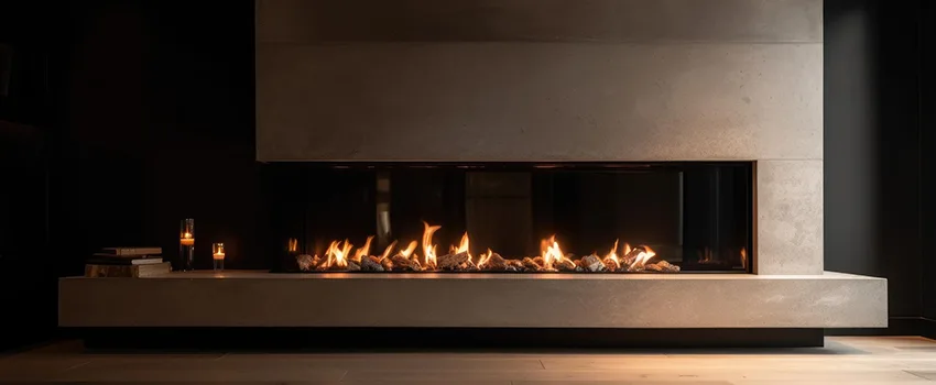 Gas Fireplace Ember Bed Design Services in Roseville, California