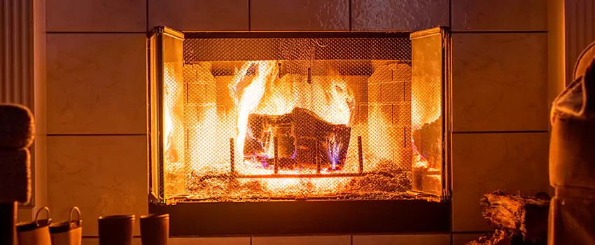 Mendota Hearth Landscape Fireplace Installation in Roseville, California
