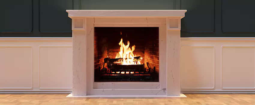 Open Flame Wood-Burning Fireplace Installation Services in Roseville, California