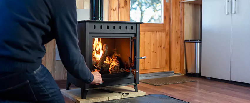 Open Hearth Wood Fireplace Installation in Roseville, CA