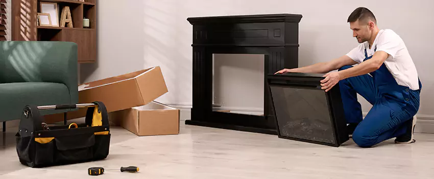 Old Rusted Metal Fireplace Repair And Replacement in Roseville, CA