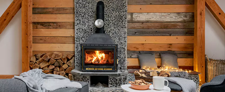 Thelin Hearth Products Direct Vent Gas Stove Fireplace Inspection in Roseville, California